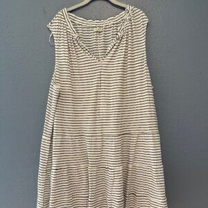 GUC Max Studio Tiered Tie-Front Dress